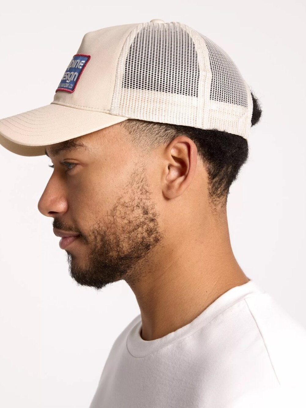 Alpine Design Mesh Back Trucker Hat - Color: Natural Khaki - Picture 3 of 8